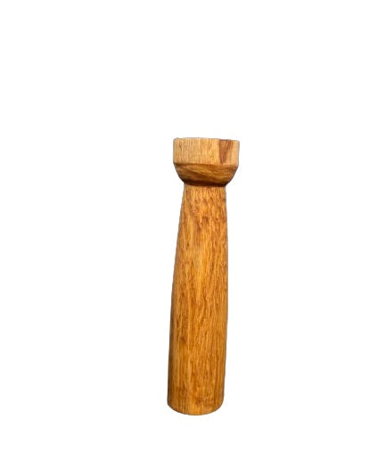 Handmade Wooden Candle Holder 14cm