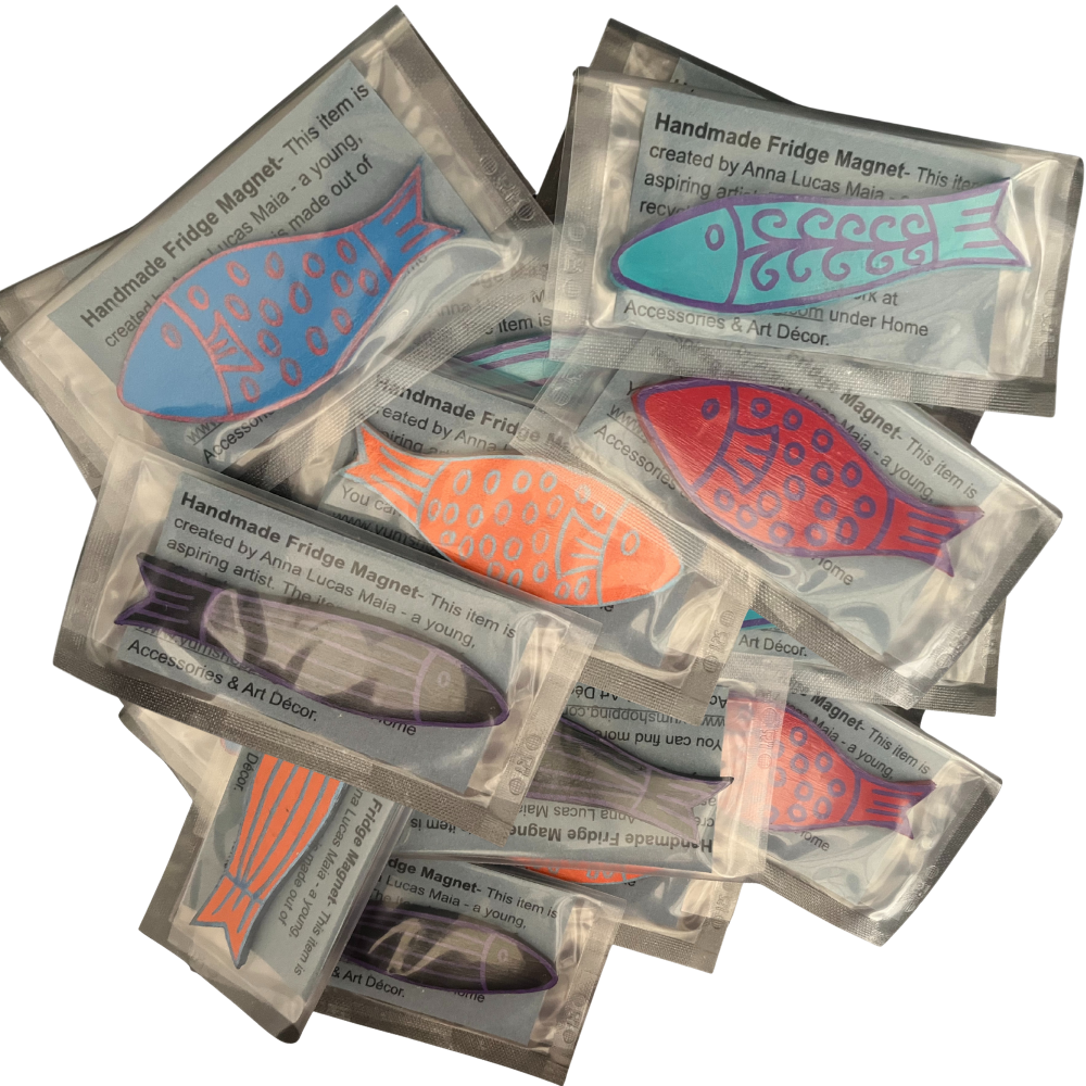 Verous Designs Handmade Fish Magnet