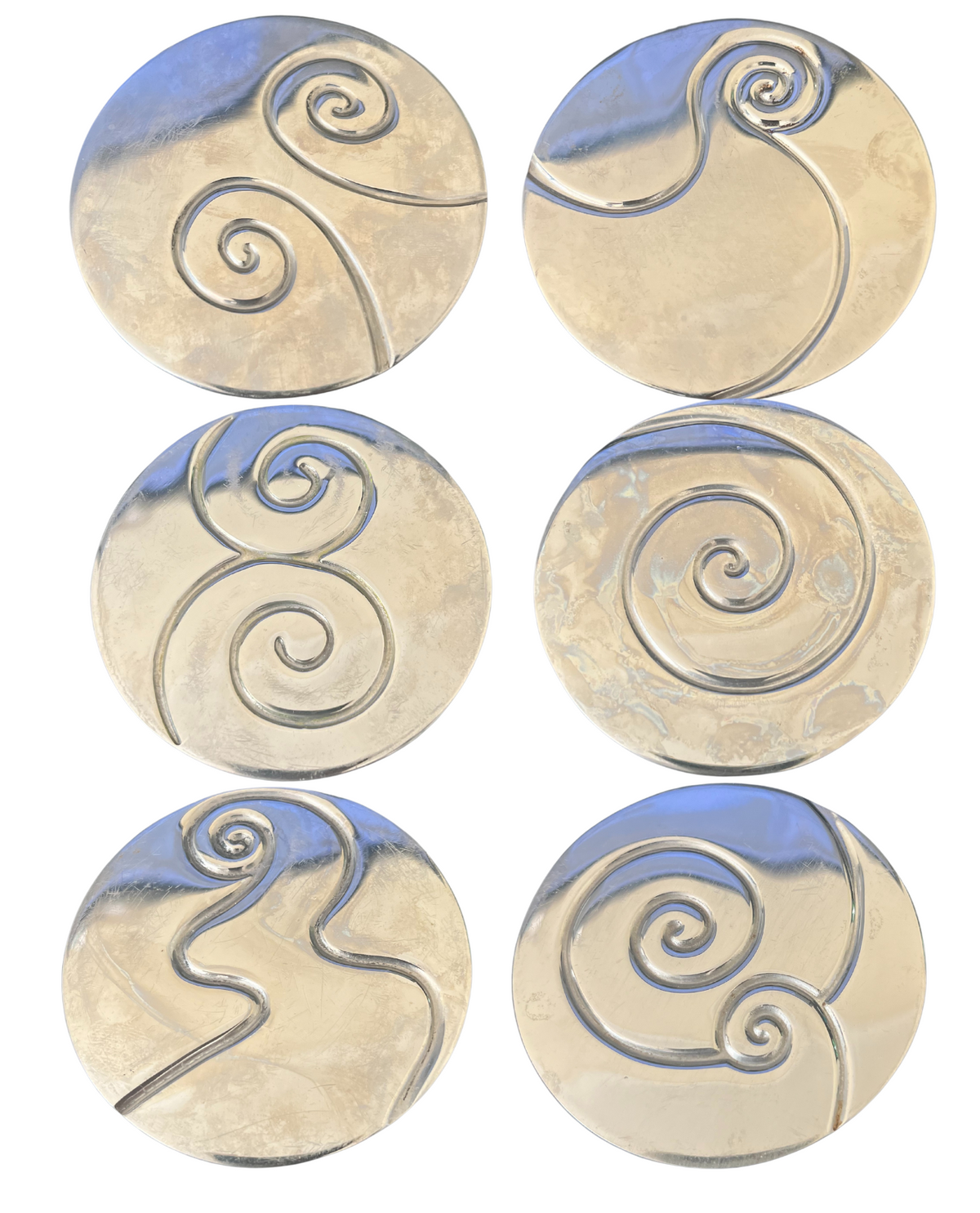 Carrol Boyes Shapes Coaster Set of 6 (Pre-owned)