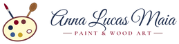 Anna Lucas Maia Art logo – paint and wood art
